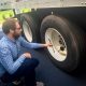 Status Trucks Tire Safety - Inspecting tire pressure